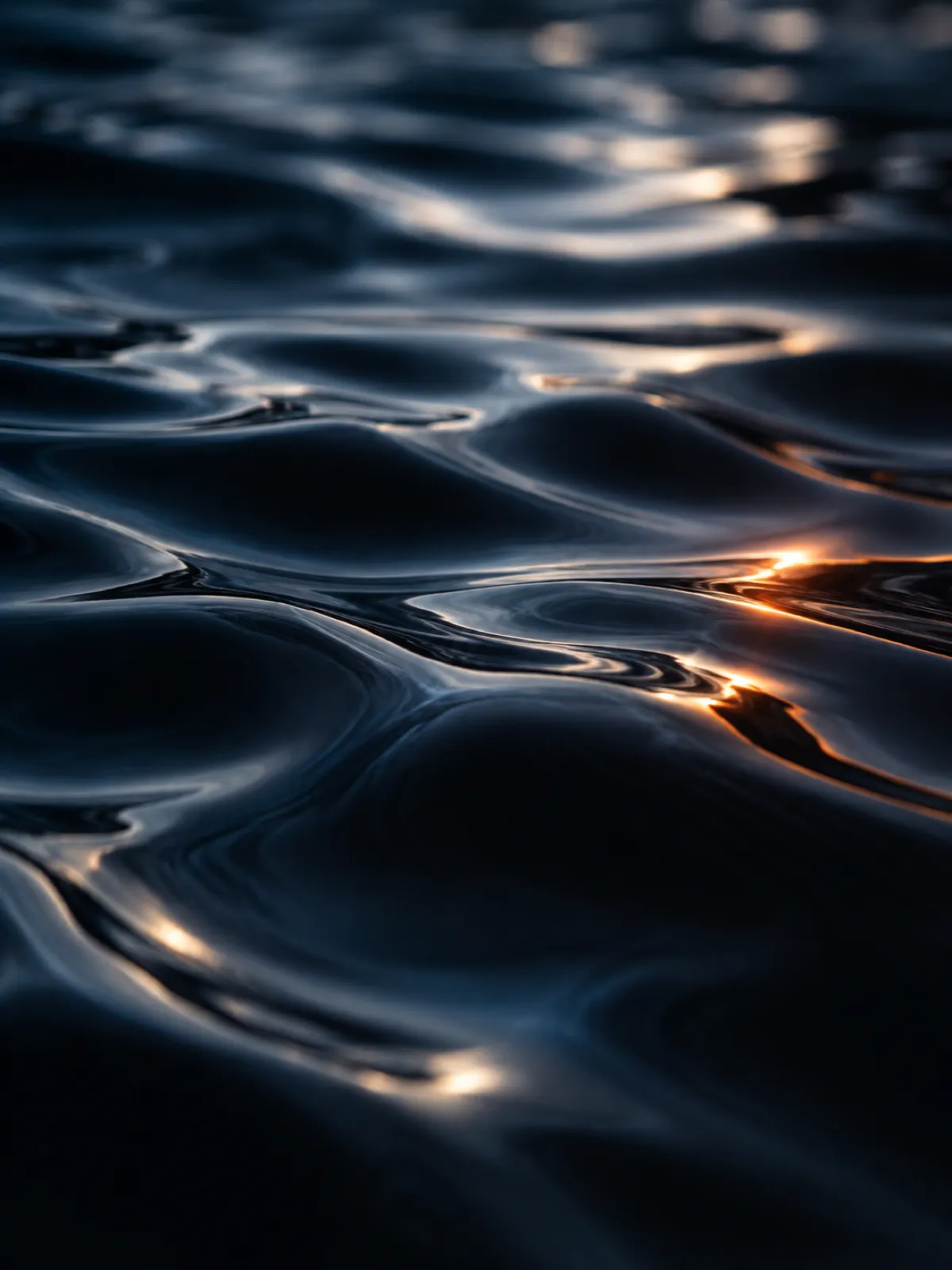 Light moving across a dark surface